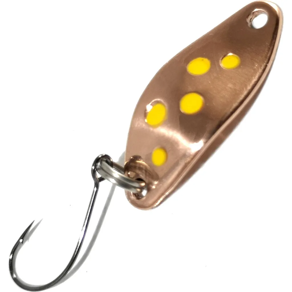 Troutwerk Spoon 1.5g 2.3cm Kupfer Gelbe Punkte