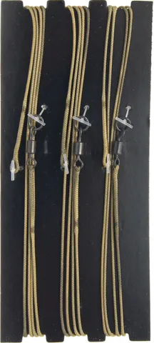Korda Leadcore leader Ring Swivel Karpfenzubehör 25685 100cm Gravel Brown