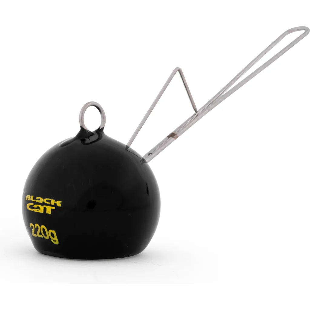 Black Cat Cat Ball Dead or Alive System Senker & Gewicht 220g Black