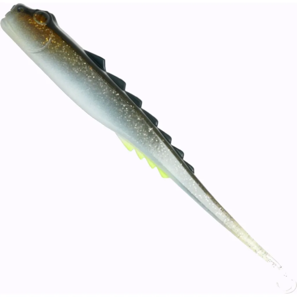 Hearty Rise Valley Hunter Pelagic Curly Gummiköder 22cm 46g Dirty Glitter