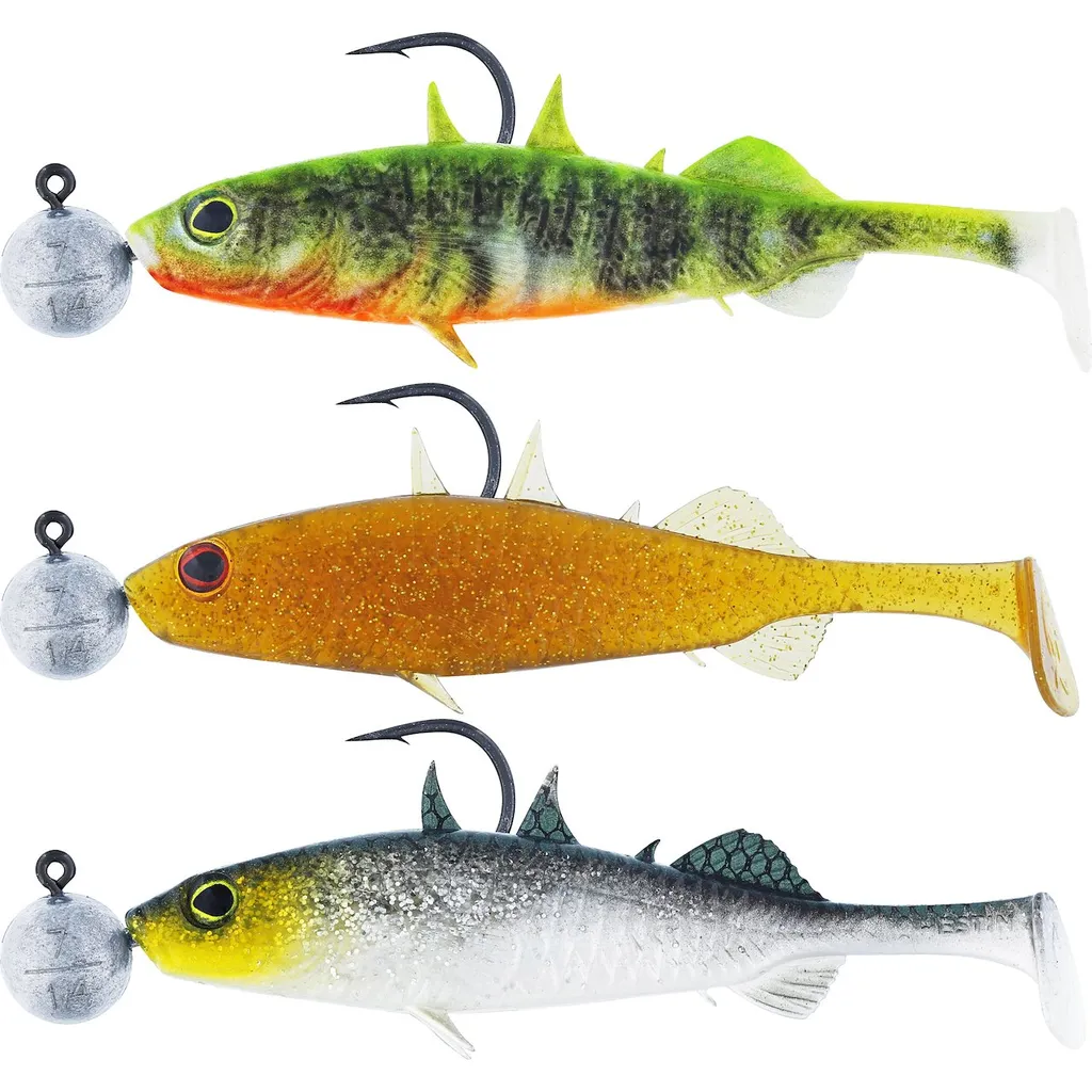 Westin Stanley The Stickleback Shadtail R 'N R Gummifisch 5.5cm 5g Dark Water Mix 10