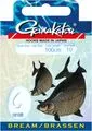 Gamakatsu Brassen Feeder Tied Hooks LS-1810 100cm 10pcs Plättchenhaken