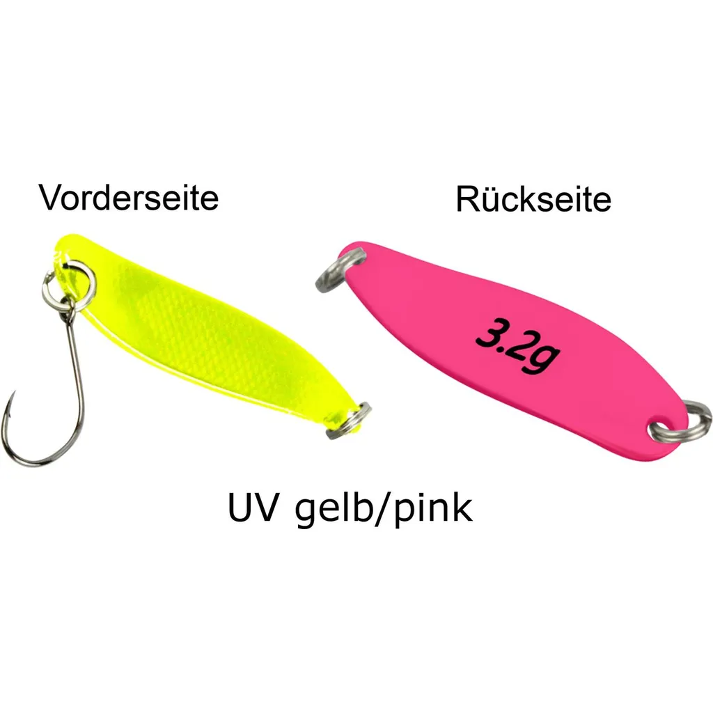 FTM Spoon Hammer 3.8cm 3.2g UV Gelb/Pink
