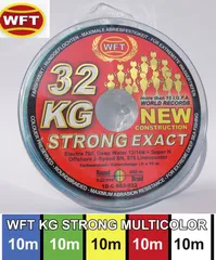 WFT KG Strong Exact Geflochtene Schnur 0.22mm 32kg 480m Multicolor
