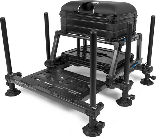 Preston Graphite Edition Inception Station Sitzkiepe 30mm 16.2kg Foldable