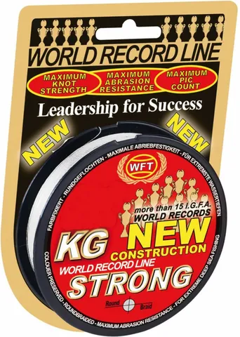 WFT Strong Geflochtene Schnur 0.08mm 10kg 150m Trans