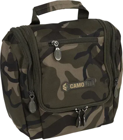 Fox Camolite Wash Bag Metal Hook Polyester Water Resistant