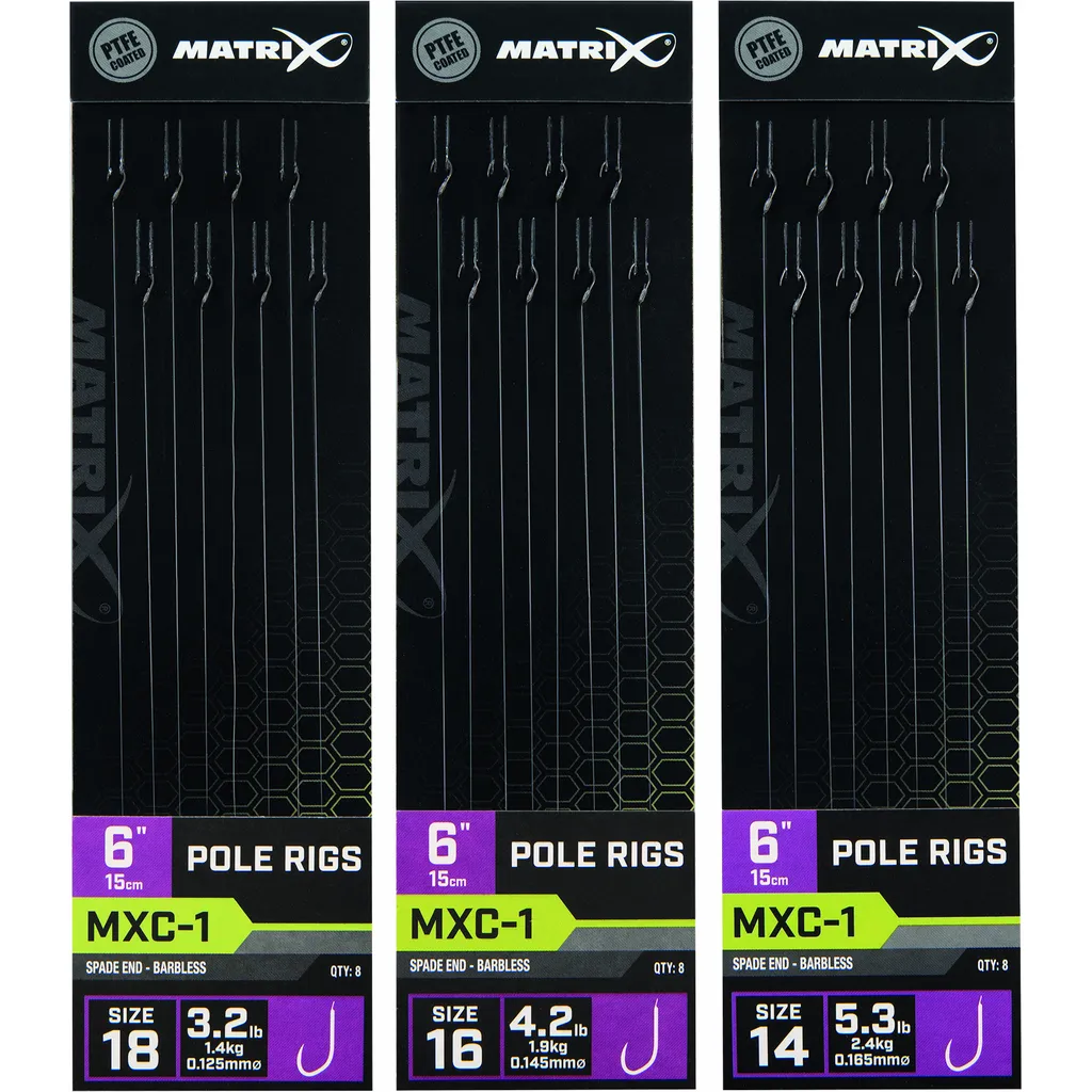 Matrix MXC-1 Barbless Standard Pole Rig #14 15cm 2.4kg