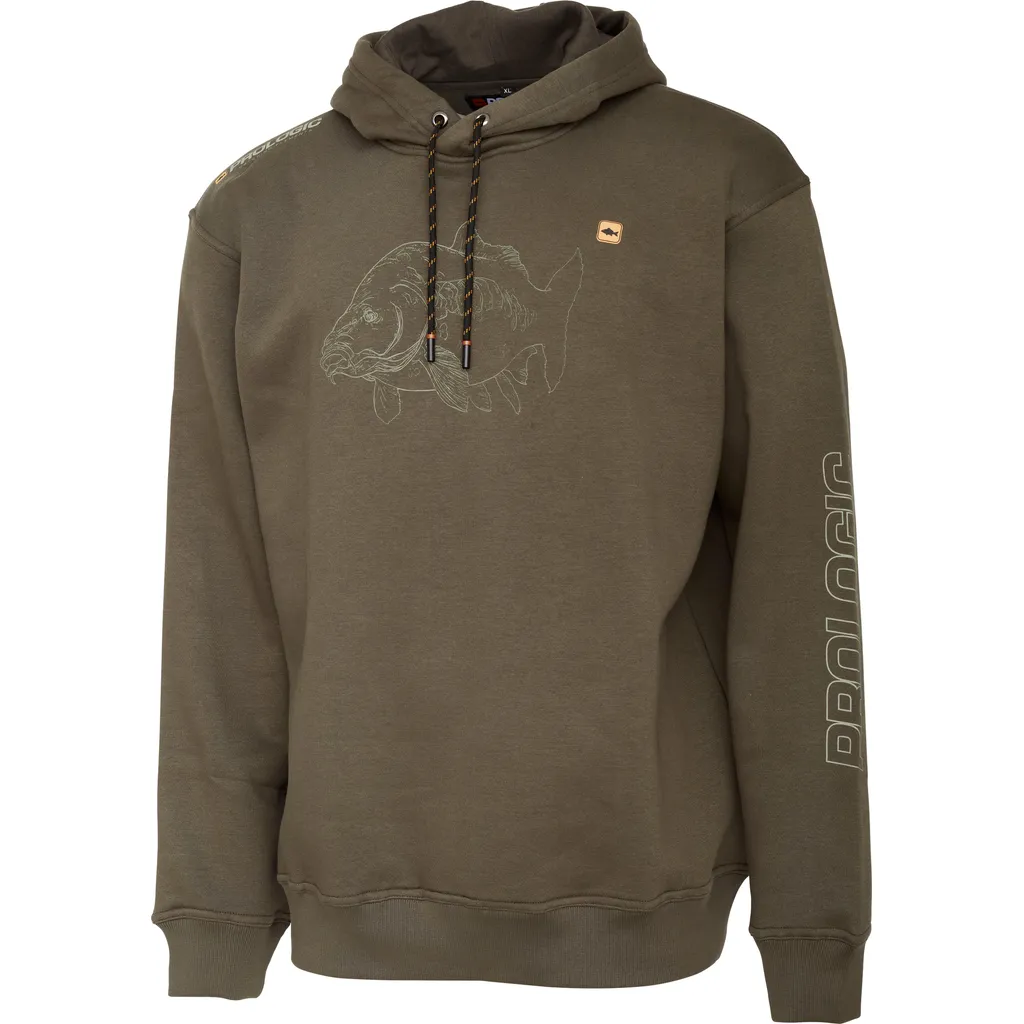 Prologic Mirror Carp Hoodie M Efeugrün