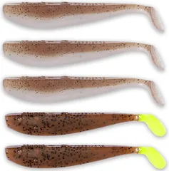 Quantum Q-Paddler Power Packs Gummiköder 10cm wakasagi + brown shiner