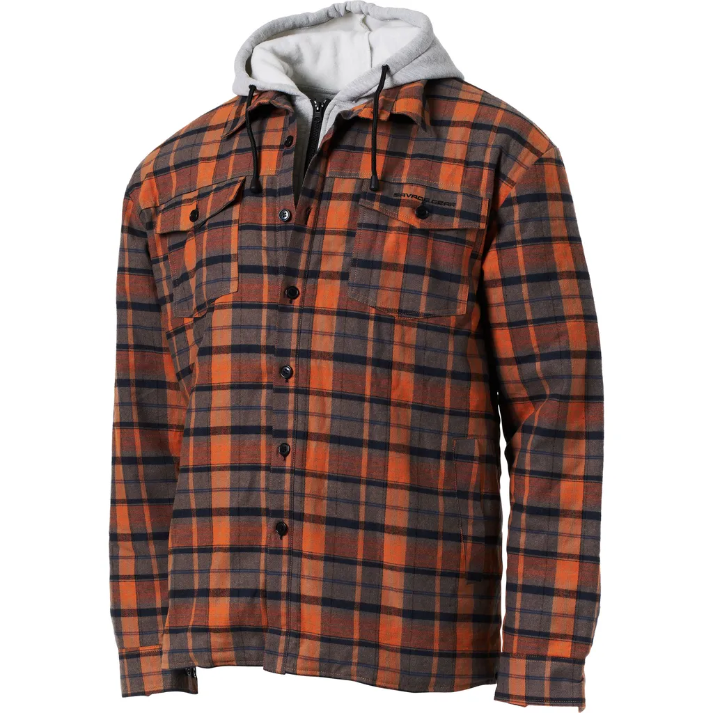 Savage Gear Twin Shirt Jacke M Orange/Grau