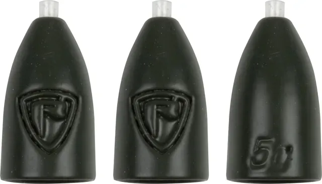 Fox Rage Tungsten Bullet Weights 5g 3pcs Matte Green
