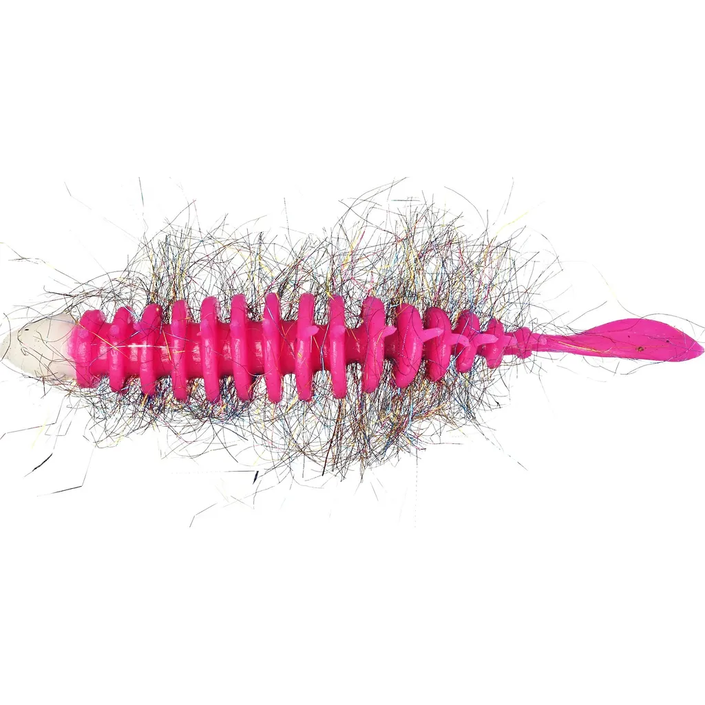 Westin Needle Bug Gummiköder 6.5cm Pink White Garlic Cheese