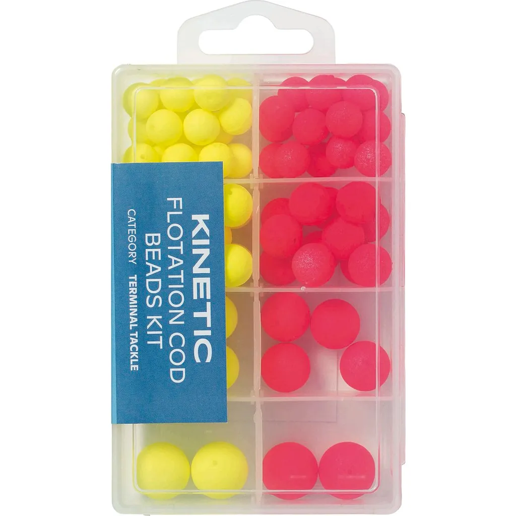 Kinetic Flotations-Dorsch-Perlen-Set 261 Ø10-16mm 72pc