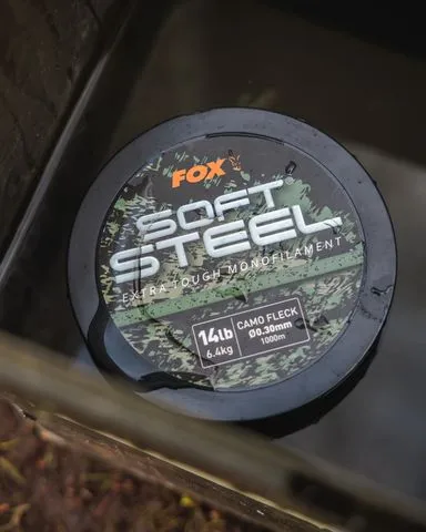 Fox Soft Steel Fleck Camo Mono 0.37mm 9.1kg 1000m