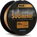 Fox Submerge Orange Sinking Braid 600m 0.2mm 15.8kg