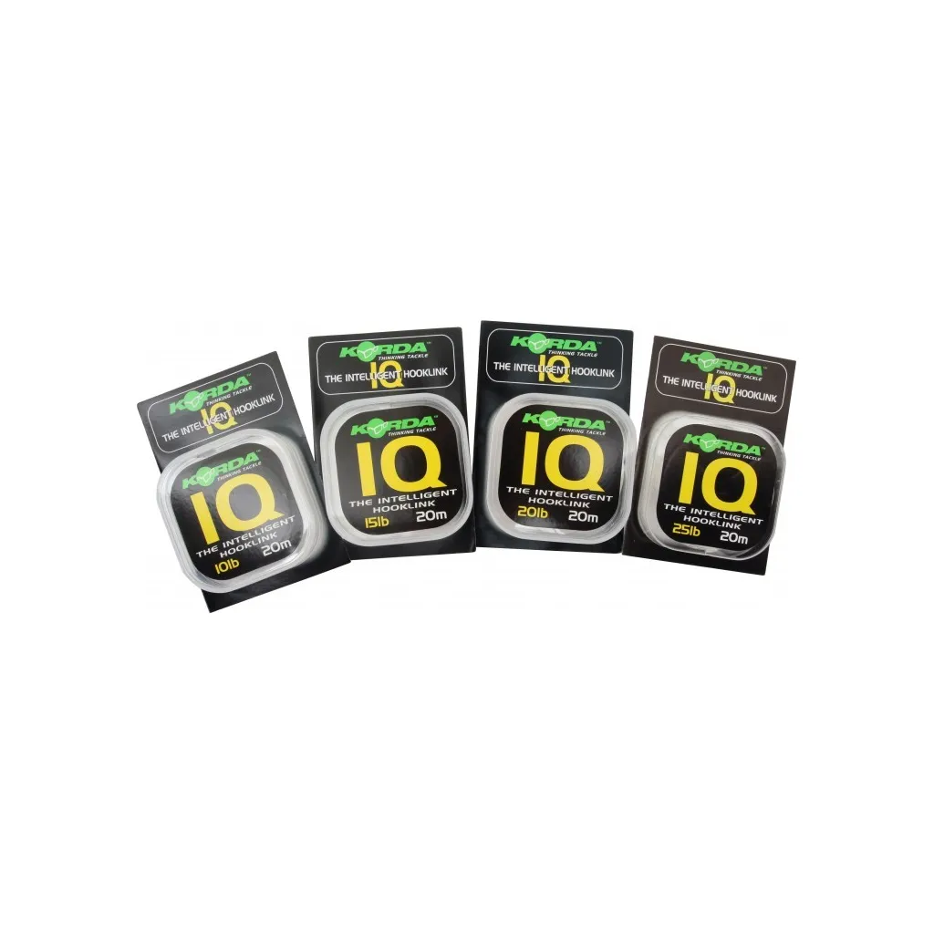 Korda IQ Hooklink Fluorocarbon 21315 0,330mm 6,8kg 20m