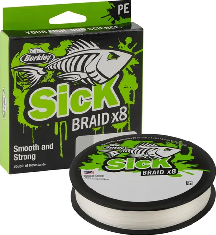 Berkley Sick Braid Fishing Line 0.10mm 7.5kg 300m White