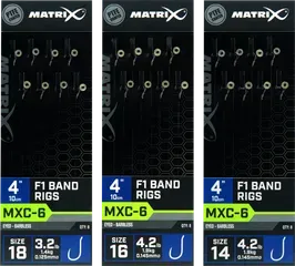 Matrix MXC-6 Fertige Rigs 16 0.145mm 10cm Barbless
