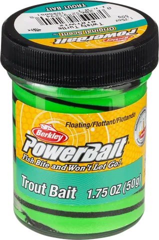 Berkley PowerBait Trout Dough Bait Swirls Twisty Turtle
