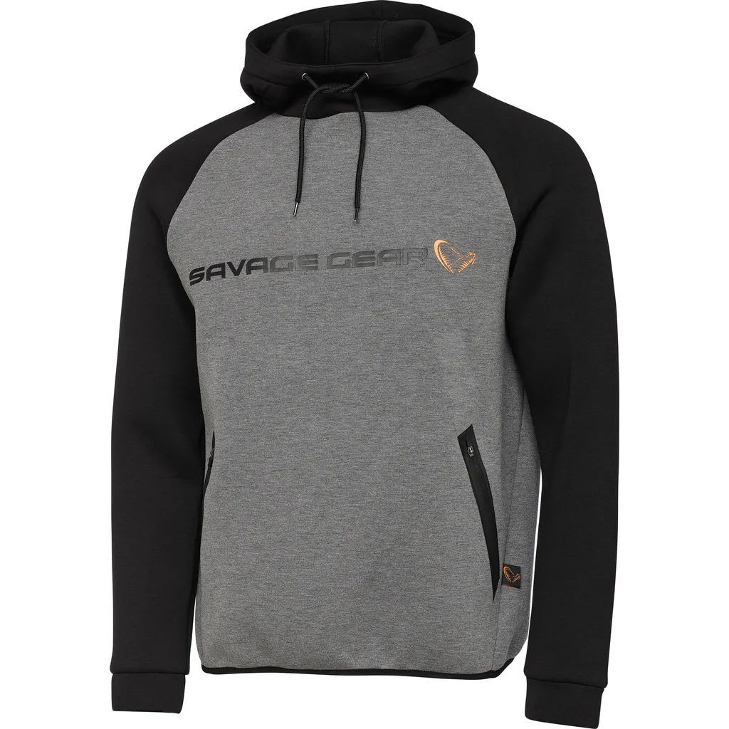 Savage Gear Tec-Foam Hoodie S Dark Grey Melange