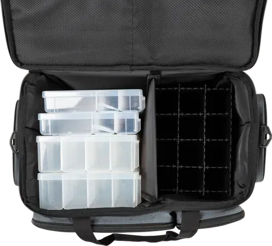 Abu Garcia Beast Pro Big Boat Bag 60x30x40cm 4 Compartments 100% Polyester Waterproof