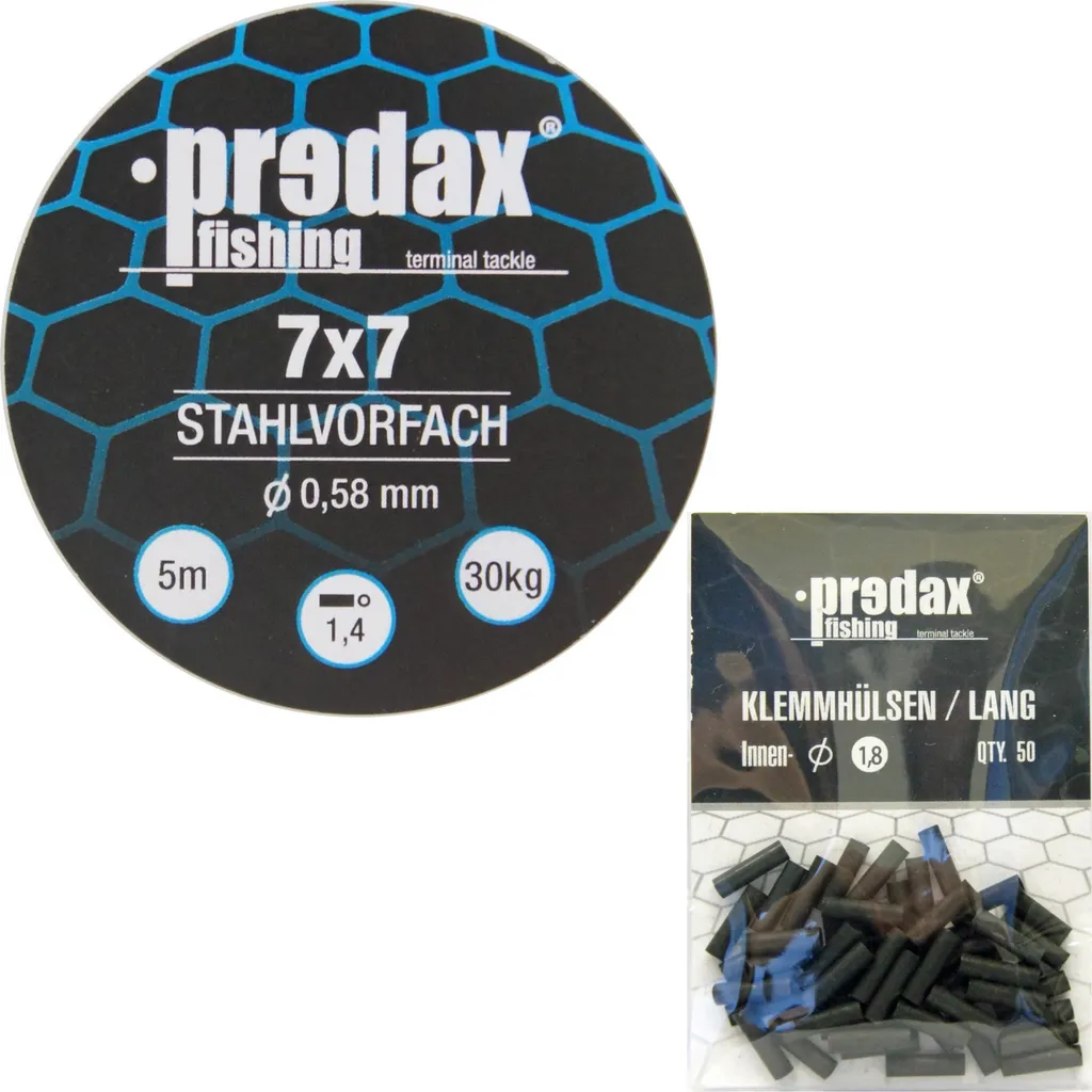 Predax Stahlvorfächer und Zubehör 30kg 500cm 50Stk