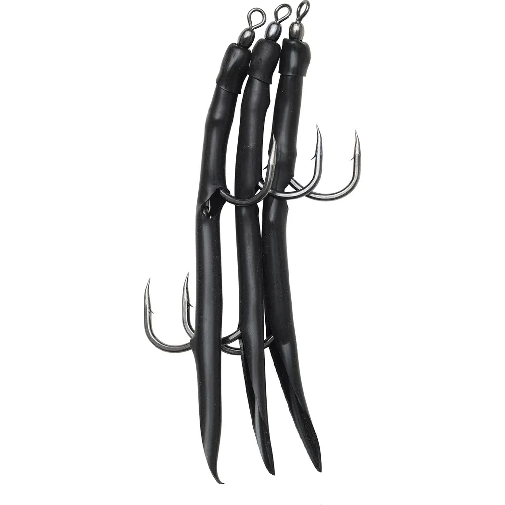 Kinetic Gummi-Makk Pro Fertigmontagen #10/0 Black 3pieces