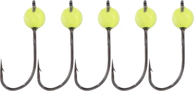 Balzer Trout Collector Tungsten Jig Heads 0.73g #6 5pcs Yellow