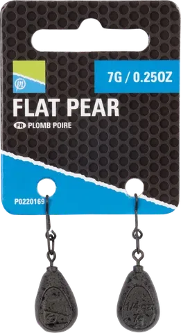 Preston Flat Pear Sinker 7g