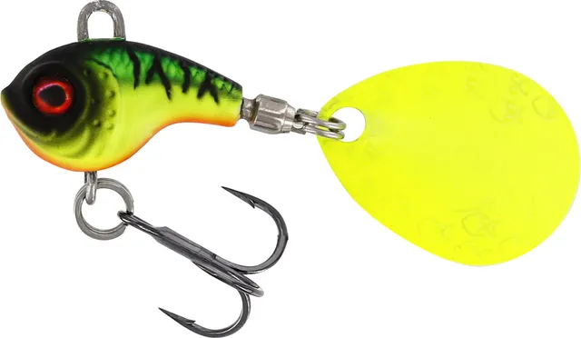 Westin DropBite Tungsten Spin Tail Jig 1.8cm 9g Firetiger