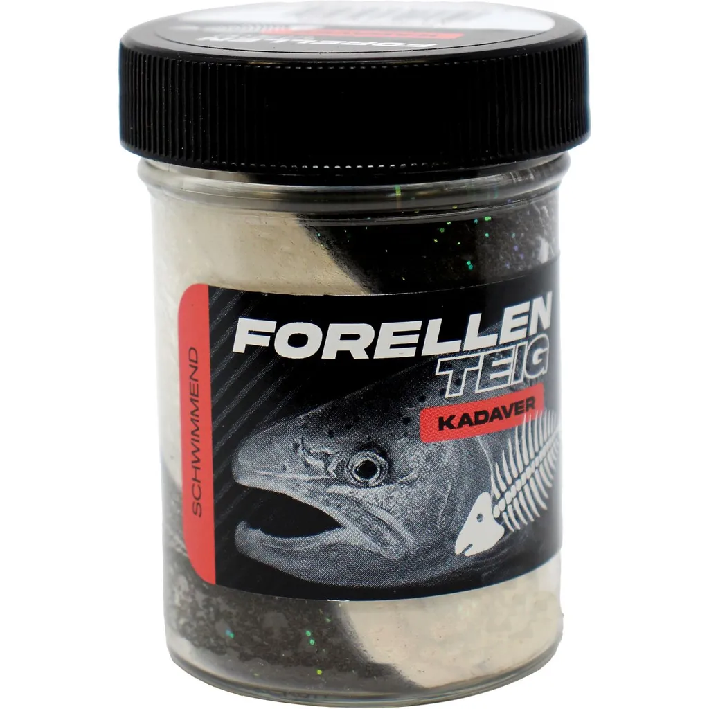 FTM Forellenteig Schwarz/Weiß Kadaver