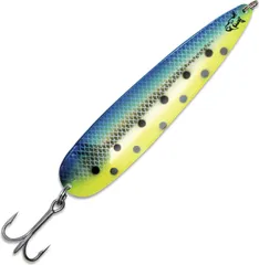 Rhino Trolling Spoons Meerforellenköder 11.5cm 16g gold swedish flag
