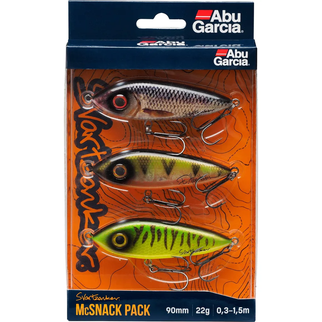 Abu Garcia Svartzonker McSnack Swimbaits 3-Pack 9cm 22g Assorted