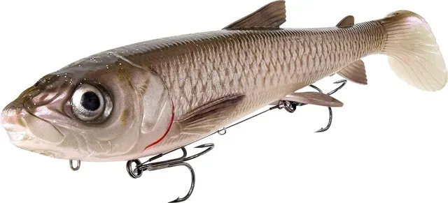 Savage Gear 3D Whitefish Shad XL Swimbait 38cm 450g 2–7m Golden Albino