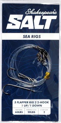 Shakespeare SALT Rig Flapper Rig 1 Up 1 Down