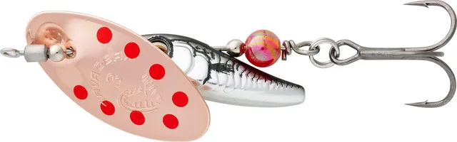 Savage Gear Sticklebait Spinner 1 4.5g Dirty Silver Red