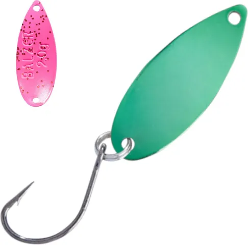 Balzer Metallica Catcher Blinker 2.5cm 2g Grün-Pink-Glitter