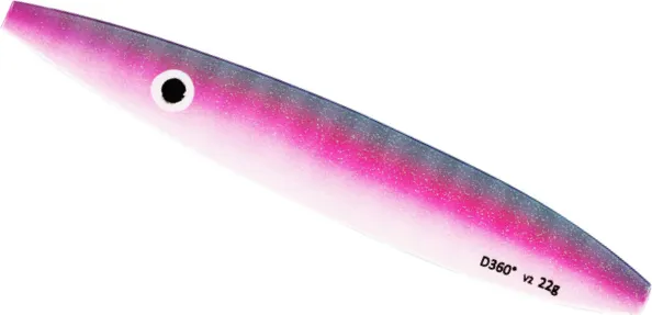 Westin D360° V2 Blinker 10cm 22g UV Striped Pink
