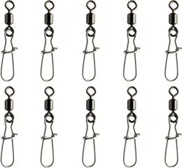 Spro Rolling Swivel with Fast Lock Snap 2 42kg 10pcs