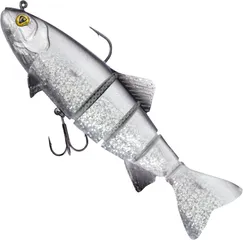 Fox Rage Replicant Trout Jointed Swimbait 18cm 110g UV Silver Bleak