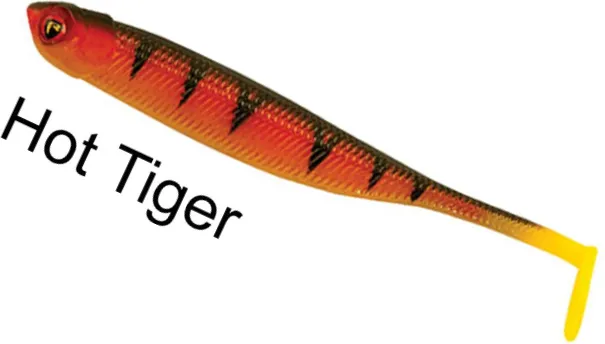 Fox Rage Tiddler Fast Gummiköder 12cm Hot Tiger
