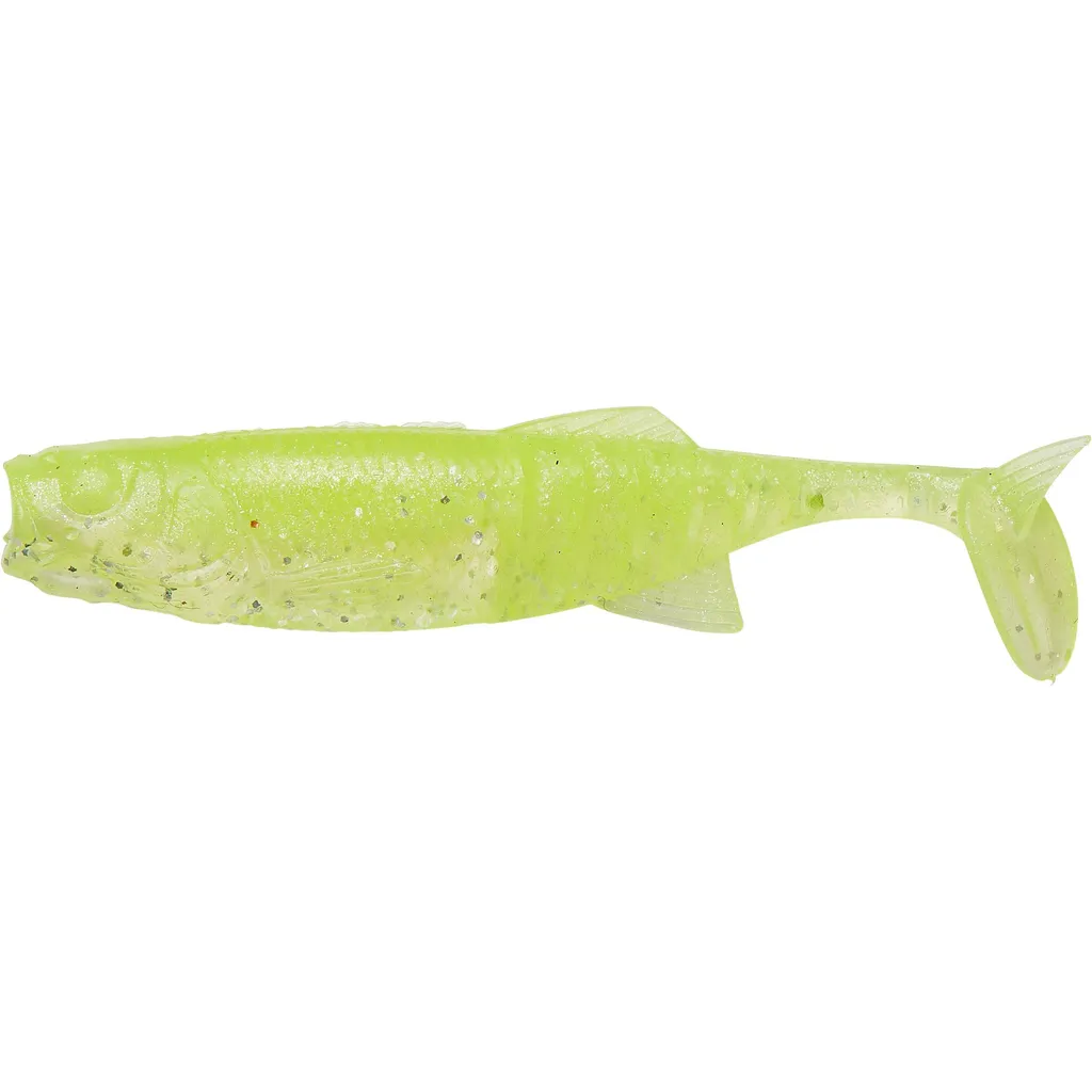 Savage Gear Ned Minnow Gummifische 7.5cm 4.5g Clear Chartreuse