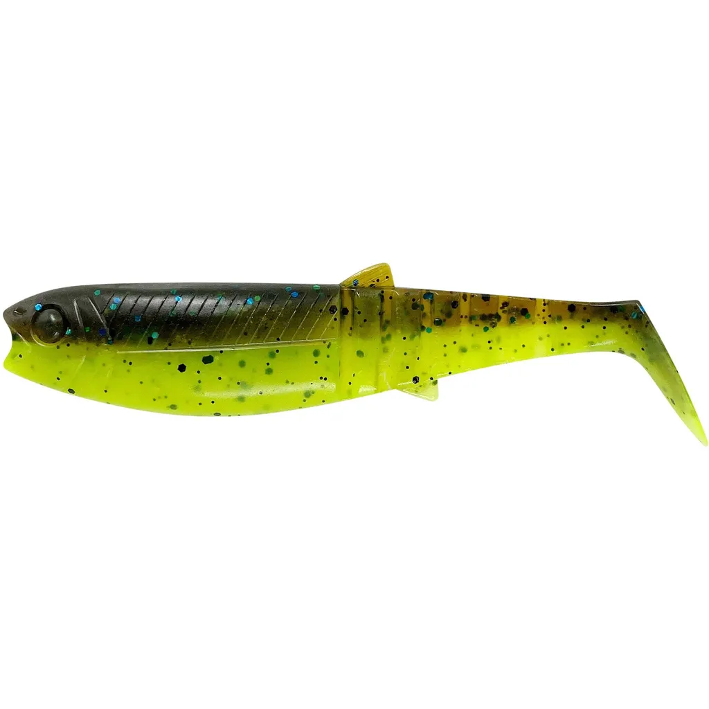 Savage Gear Cannibal Shad Köder 15cm 33g Chartreuse Pumpkin