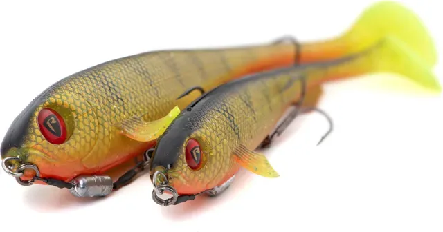 Fox Rage Super Slick Shad 18cm 49g UV Natural Perch 1/0 Hook