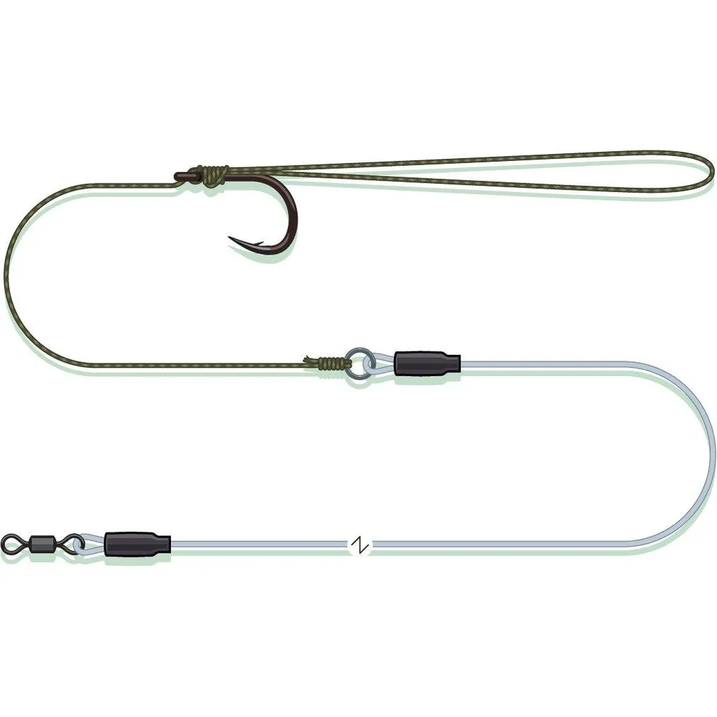 Madcat Combi Pellet Rig Fertigmontage 65cm 0.95mm 84kg #2/0