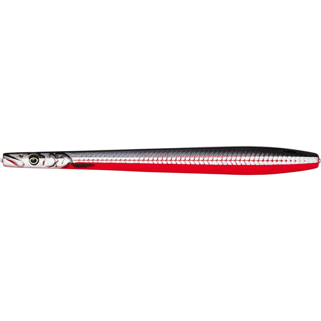 Savage Gear Line Thru Sandeel Nail Meerforellenblinker 11cm 20g Black Red