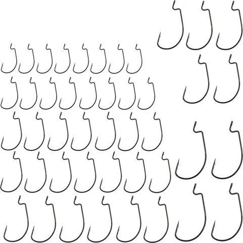 Predax Wide Gap Offset Hooks 45pcs