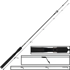 Tubertini Virus SB Evo Spinning Rod 1.85m 1–4g 2pc