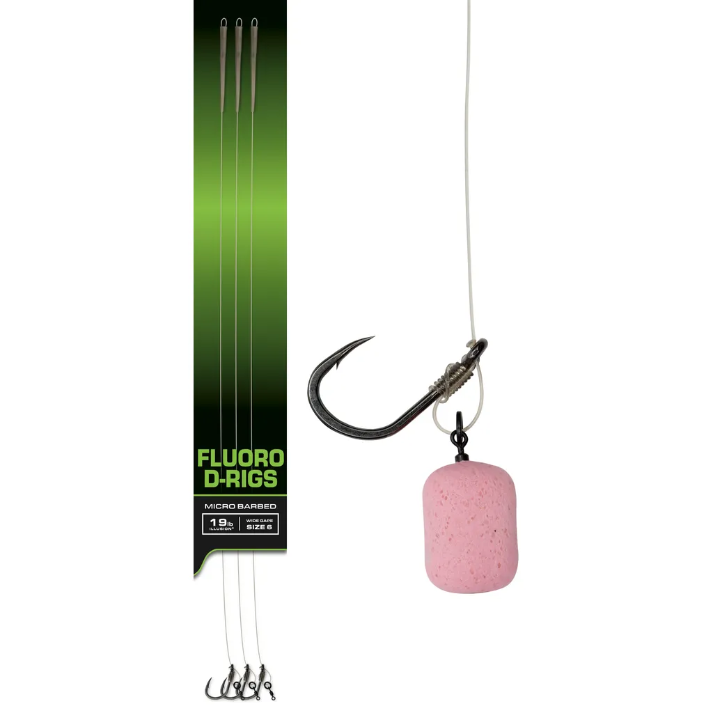Fox Carp Ready Rigs Fluoro D-Rig #6 30cm
